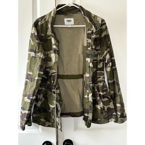 Old Navy Women's Camo Utility Jacket Size L
